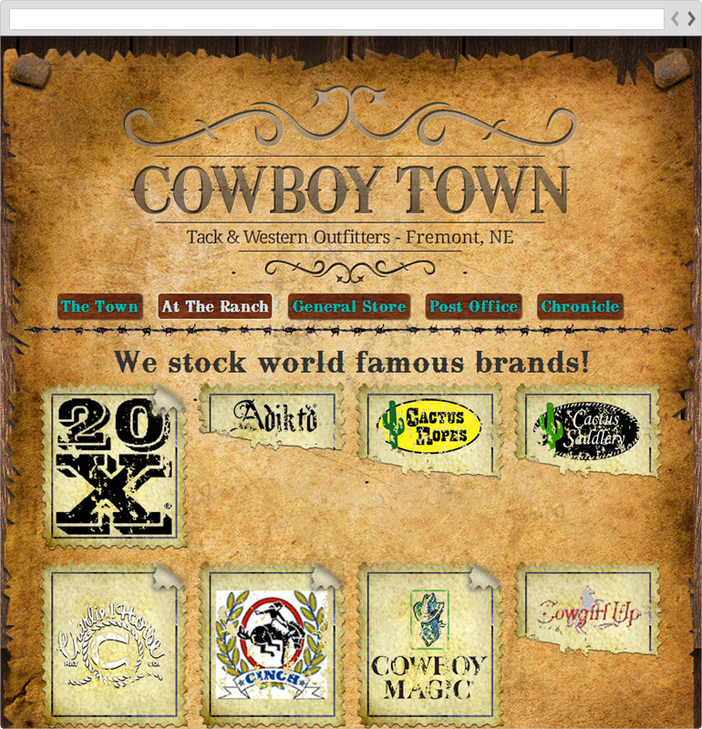 Cowboy Town At The Ranch Page